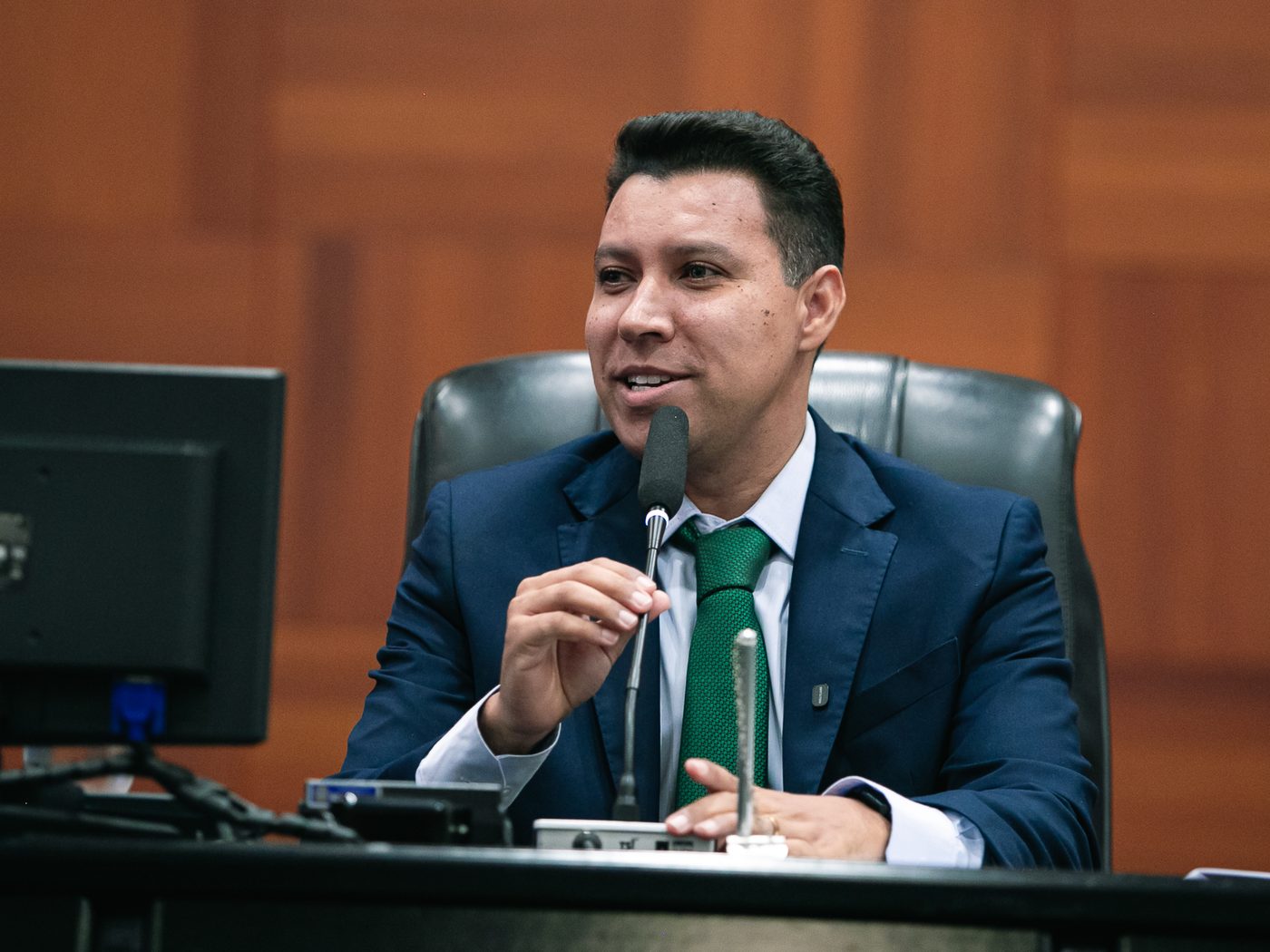 Alex Sandro em pronunciamento na Assembleia Legislativa de Mato Grosso